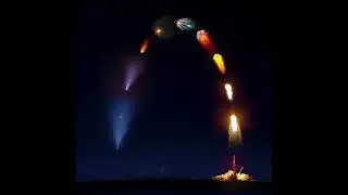 The SpaceX Inspiration4 launch video uses multiple telescope tracking shots,composed  #spacex