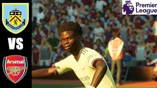 Burnley vs Arsenal - ENGLISH PREMIER LEAGUE 21/22  - Turf Moor Stadium - FIFA 22