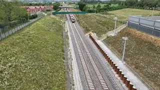 Watch footage of East West Rail&rsquo;s first commercial freight train