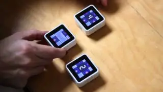Playing Code Cracker on Sifteo Cubes