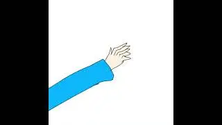 Hand falling bad art (tweening hand animation