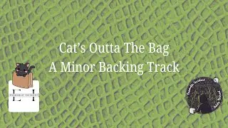 Jazzy Blues Backing Track in A Minor - Cat's Outta The Bag