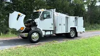 2004 STERLING ACTERRA C7 CAT MECHANICS TRUCK SERVICE TRUCK UTILITY CRANE COMPRESSOR FOR SALE