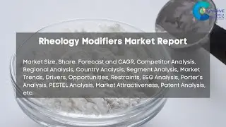 Rheology Modifiers Market Report 2024 | Forecast, Industry Trend,share Price,Market Size & Growth