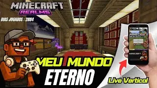 ✅ Minecraft Realms Bedrock l Meu Mundo Eterno 📆27/01/2026🏆