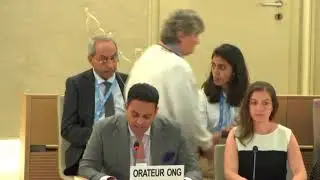Intervention by Junaid Qureshi (Director EFSAS) during 41st Session of UNHRC, Geneva