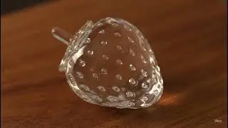 Crystal Strawberry ASMR ✨ Knife Slices, Glass Shatter & Pure Relaxation