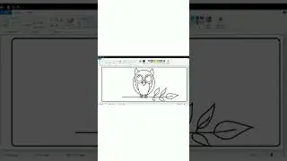 OWL, Menggambar Burung Hantu di ms.paint #level3