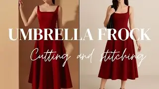 Umbrella frock cutting and stitching in Malayalam❤️🎀🫶🏻#malayalam #making #stitching#frock #viral 
