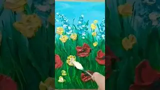 #art colors #painting acrílic #artist vídeo #yutubeshorts 💙💚❤💛