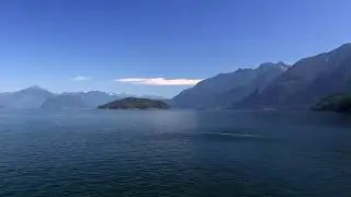 Howe Sound. Horseshoe Bay to Langdale.