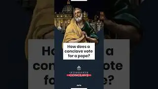 How does a conclave vote for a pope?