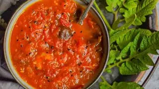 Tomato chutney #viralvideo #tomatosauce #tomatosoup #shortsfeed #video #food 