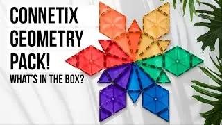 Распаковываем набор геометрических фигур CONNETIX Tiles!