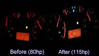 Fiat Stilo 1.9 JTD 80hp remap to 115hp acceleration