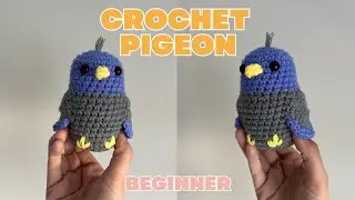Crochet Pigeon Bird Animal Tutorial for Beginners, Step by Step Tutorial, How to Crochet