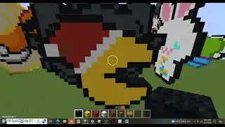 minecraft santa pac man pixel art christmas countdown (day 17)