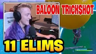 Tfue Greatest Trickshot with Balloon | Fortnite Battle Royal Gameplay