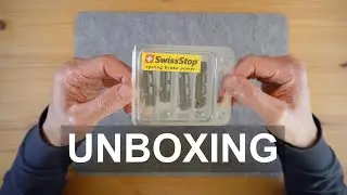 SwissStop Flash Pro Original Black Rim Brake Pads UNBOXING (4K)
