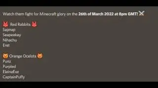 2 Teams Announced For MCC 20!!