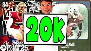 TOP 10 CHEAP BUDGET PLAYERS UNDER 20K IN COLLEGE FOOTBALL 25 ULTIMATE TEAM!