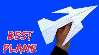 Make Airplane with Paper |fly far aeroplane banana | Record Paper airplane #286