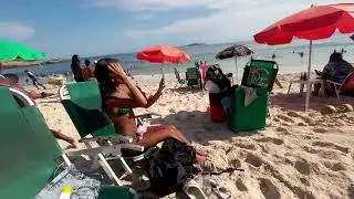 😍 LIVE ON THE BEST BEACH IN RIO DE JANEIRO 2025 🔥LEBLON BEACH BRAZIL BEACH WALKING TOUR