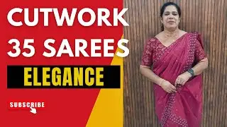 F1100 | 35 Cutwork Sarees | Semi Tussar Silk | Casual Elegance | Fiyon Sarees Online