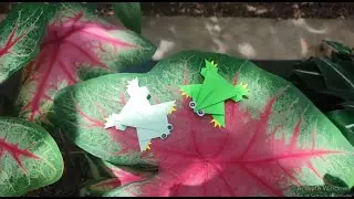 DIY Paper Jumping Frog 🐸 | Quick & Fun Origami for Kids