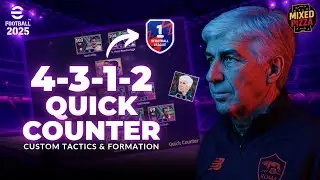 eFootball&trade;2025 - GASPERINI's 4-3-1-2 Quick Counter Formation | Tactical Deep Dive