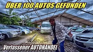 Über 100 Fahrzeuge gefunden ein verlassener Autohandel