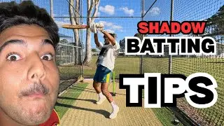 How To PRACTICE Shadow BATTING &ndash; 2 Essential Tips 🏏 | EP 16