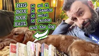 BIG BOX Vintage Sci Fi Book Haul - Thrift Store Finds Local Book Shop - Reading Science Fiction