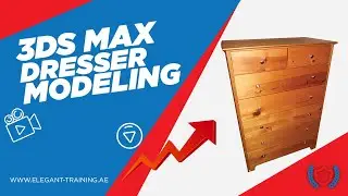 Autodesk 3ds Max Dresser Modeling Free Tutorial - Elegant Training Center Dubai (with subtitles)