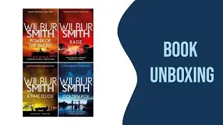 The Courtney Series 4 Books Collection Set Vol 5 to 8 By Wilbur Smith - Book Unboxing