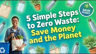 5 Simple Steps to Zero Waste: Save Money and the Planet #ZeroWaste #SaveMoney #SustainableLiving