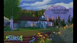 i built a studio ghibli-inspired house in sims 4 | part 1