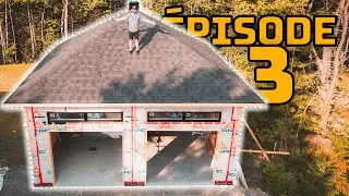 Auto Construction d'un Garage EP3 | La charpente est montée !!