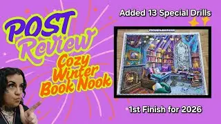 Post Review on Cosy Winter Book Nook | Diamond Art Club | Rose Catherine Khan | Added 13 Specials