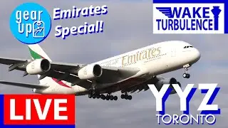 🔴GEAR UP! LIVE Toronto Pearson Planespotting ✈️ Short CYYZ Airport Action!