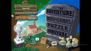 Plants vs Zombies. Полное прохождение. All Mini-Games and Puzzles