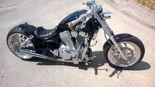 Custombike VS 1400 Intruder Startup 2014