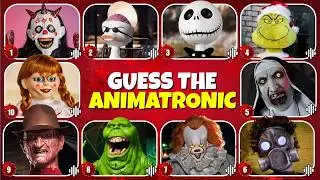 Guess the Animatronic by SOUND | 2025 HalloweenCostumes.com Exclusives (Hard Mode)