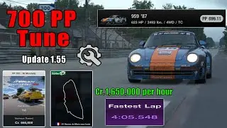 GT7|Porsche 959 '87|Le Mans 700pp Build|1.55