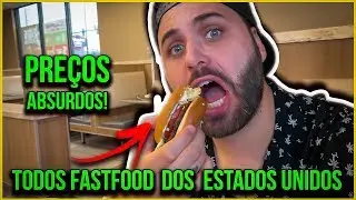 É ABSURDO O PREÇO DO BK-MC-TACOBELL E WENDYS NOS ESTADOS UNIDOS