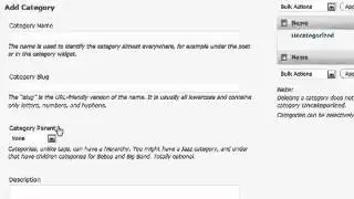 Wordpress blog Tags and Categories - Wordpress Tutorials