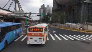 台北市雙層觀光巴士 正式營運 藍線 首日班車 故宮博物院－台北車站 Taipei Sightseeing Hop on Hop off