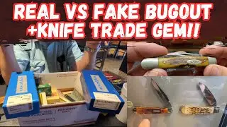 Fake vs Real Benchmade Bugout! + Russ Locks & a Knife Trade Gem!