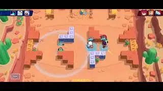 Consiguiendo ganar la partida de noqueo ranked con dyna brawl stars