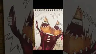 coloring Dabi | my hero academia #anime #fyp